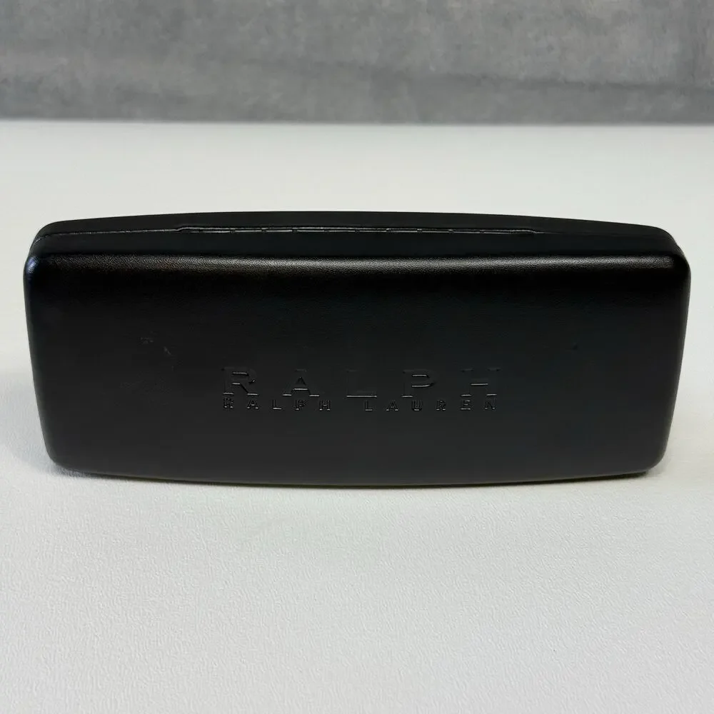 Ralph Lauren Eyeglasses Sunglasses Hard Case Black Logo Protective Glasses Case